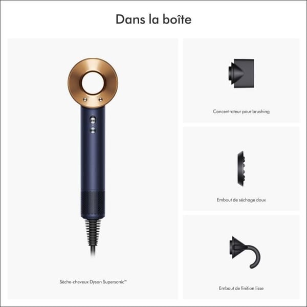 DYSON - Hårfön - Supersonic™ - Rakt till vågigt hår - Kopparblå - 1600 W