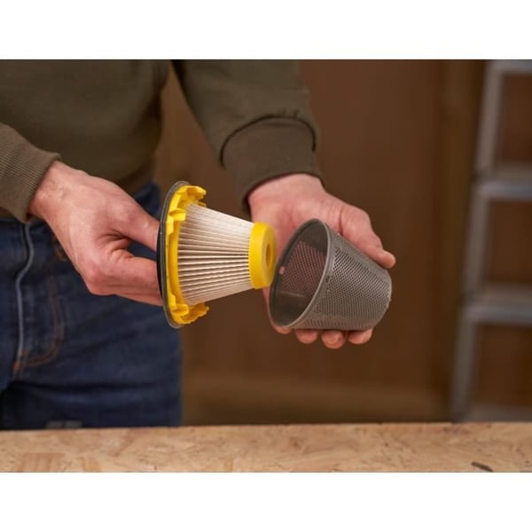 Batteridriven handdammsugare - 18V - STANLEY FATMAX - SFMCVH001B-XJ - utan påse - Utan batteri