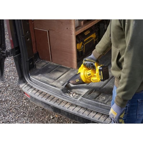 Batteridriven handdammsugare - 18V - STANLEY FATMAX - SFMCVH001B-XJ - utan påse - Utan batteri