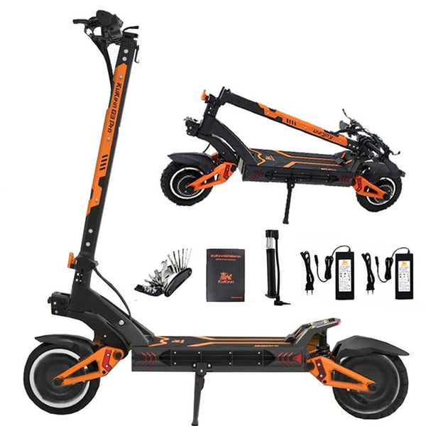El-scooter - KuKirin G3 Pro - Off-Road - 1200W*2 Motorer - 23.2Ah Batteri - 80km Top Rækkevidde