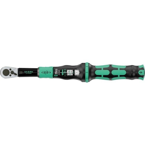Wera Click-Torque Lock A 6 05075691001 Momentnyckel med vändbar spärr 1/4 (6,3 mm) 2,5 - 25 Nm