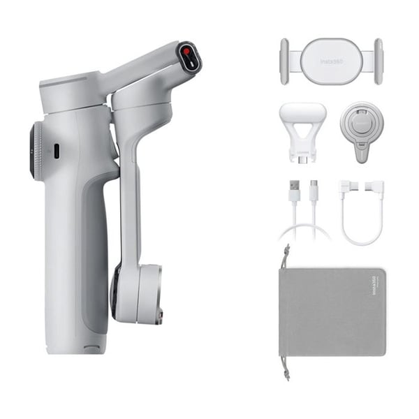 Stabiliser - INSTA360 - Flow 2 Pro - 3-axlig stabilisering - Autonomi 12 timmar - Kreatörspaket