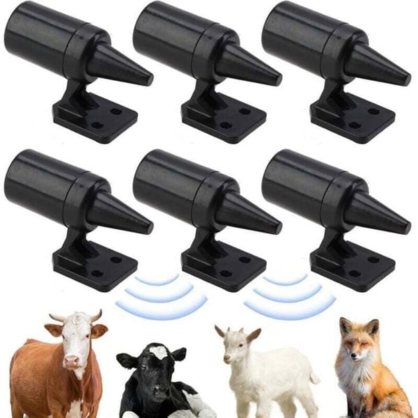 6-Pack ultraljuds visselpipa för vilt, visselpipa för bil, vildsvinsavvisare, Effektiv ultraljud för vägkantens djur