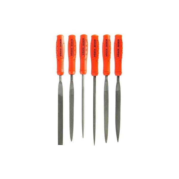 Set med 6 mini lime i metall och trä Bdht0-22270 Black+decker.