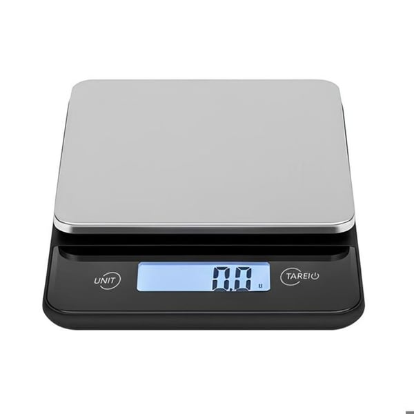 Våg Kök Elektronisk 5 Kg Med Tara För Torra Eller Flytande Ingredienser Svart / Silver