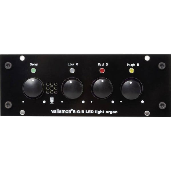 Whadda WSL209 Ljusterande organ med RGB LED Modell (kit/modul): kit att montera 12 V, 24 V