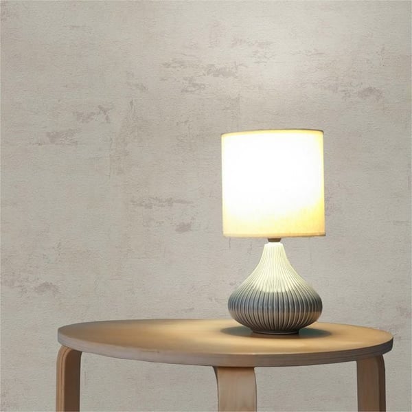 Enfärgad tapet M1-No.1414 Non-woven tapet Kräm Grå Enfärgad tapet Enfärgad