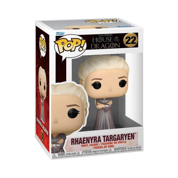 Figur där Rhaenyra Targaryen från House of the Dragon Funko Pop