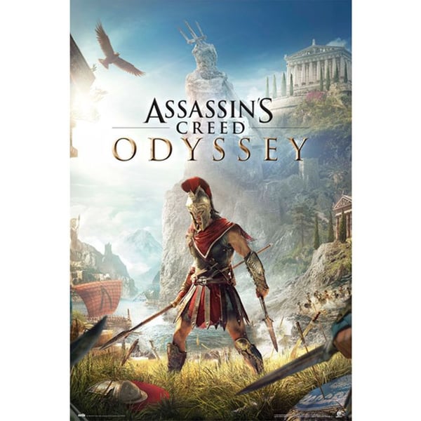 Affisch - Assassin's Creed - Odyssey - Rektangulär - 61 x 91,5 cm - Glättat papper