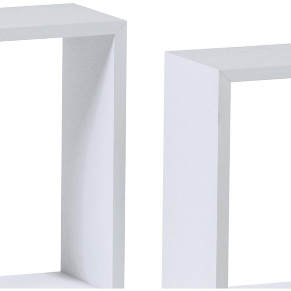 ARTIUM Set av hyllor BERTA 30/27/24 cm, vit