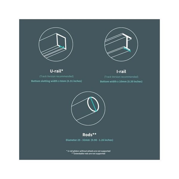 Gardinstyring - AQARA - E1 - ZigBee 3.0 - Kompatibel med HomeKit - 12 kg max