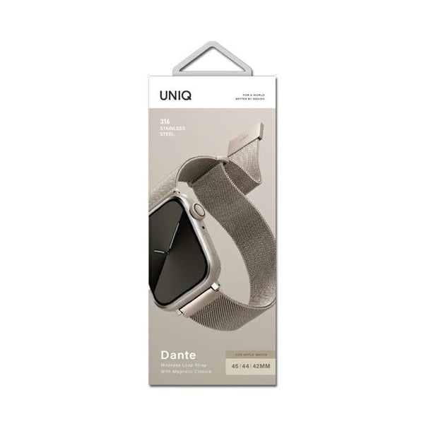 Armbånd - UNIQ - Dante - Rustfrit stål - Starlight - 42/44/45 mm