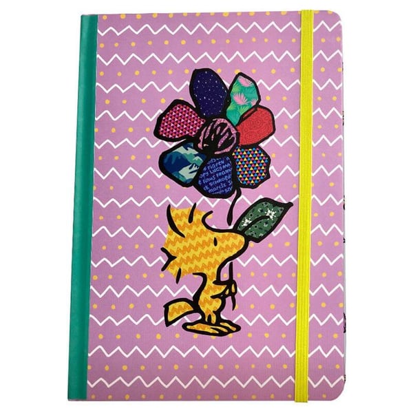 Bloc-notes A5 - CYPBrands - Snoopy - Färg lila - Unisex - Ekologiskt papper