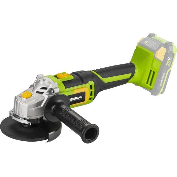 Trådlös vinkelslip - FIELDMANN - 20V - 115 mm - Batteri och laddare ingår inte