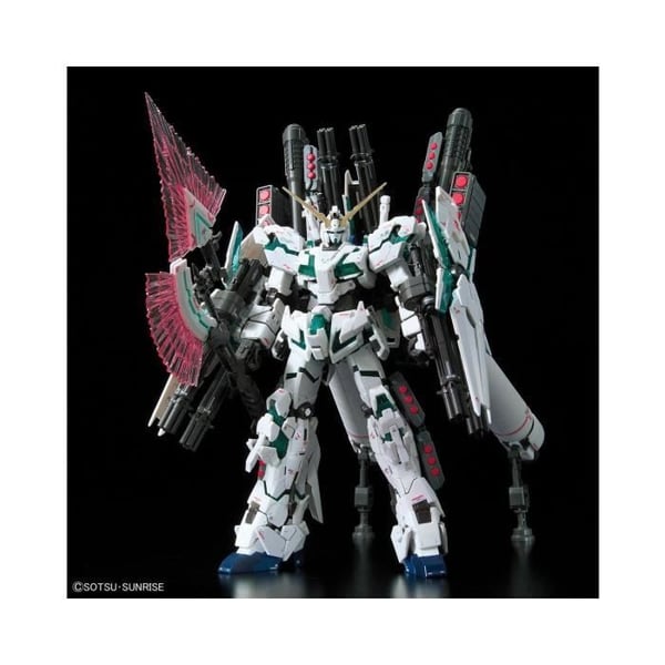 Gundam Model Kit - Full Armor Unicorn Gundam RG 030 1/144 13cm - Vit plast - Barn 14+ år