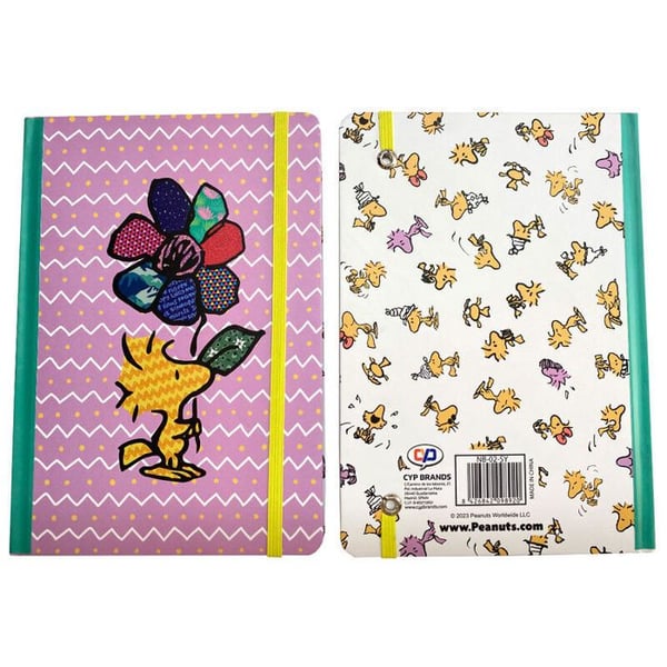 Bloc-notes A5 - CYPBrands - Snoopy - Färg lila - Unisex - Ekologiskt papper