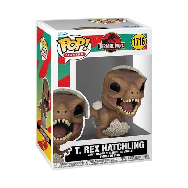 Figurine Funko Pop! | Jurassic Park | Kläckande Tyrannosaurus Rex