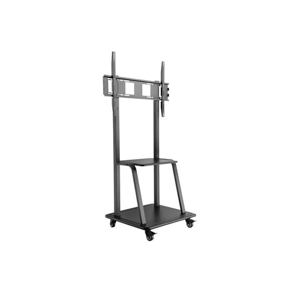 Stöd för TV med fast montering - iggual - 37" till 100" - 153x77x20 cm - Flerfärgad - Legerat stål - Golvmontering