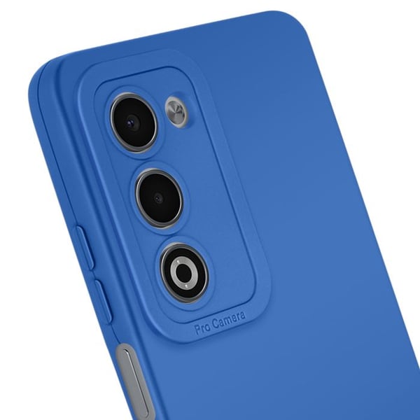 Silicone Case för Oppo A5 med Kameraförstärkning Blå