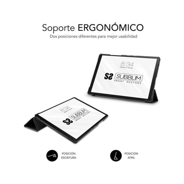 SUBBLIM Tablet Case Shock Case Samsung Tab A9+ 11" Skydd Stötdämpning, avancerad visningsmångsidighet med
