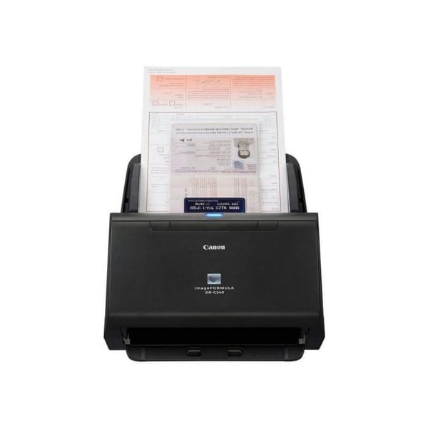 Scanner - CANON - imageFORMULA DR-C240 - WiFi - 24 sidor/min - Recto/Verso - Svart