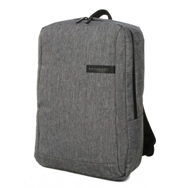 Bagsmart 15" datorryggsäck - Ljusgrå