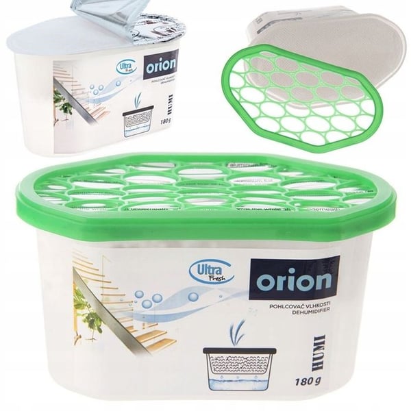 Fuktighetsabsorberare - Orion - Ultra Fresh 180g - Neutraliserar lukter - Antifukt för husvagn
