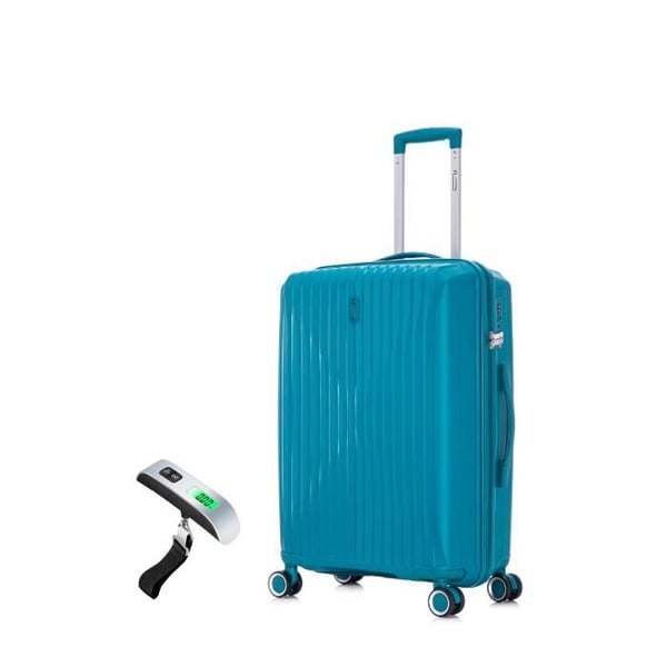 Mellanresväska 65cm i okrossbar polypropen | Resväska CELIMS SkyCruiser | TSA-lås | 8 360-rullande hjul | Blå