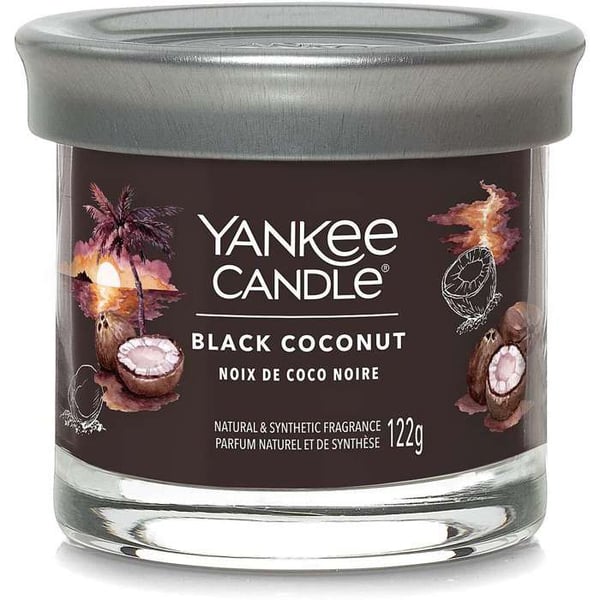 CANDELA TUMBLER PICCOLA SIGNATURE SVART KOKOSNÖT - YANKEE CANDLE