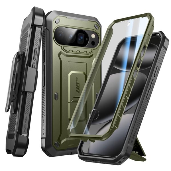 Heltäckande Skal - SUPCASE - Unicorn Beetle Pro - Stötsäker 6m - Ställning - Grön