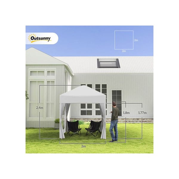 HOMCOM Pæle Ankerkabler Transporttaske Metal Oxford til telt & campingudstyr