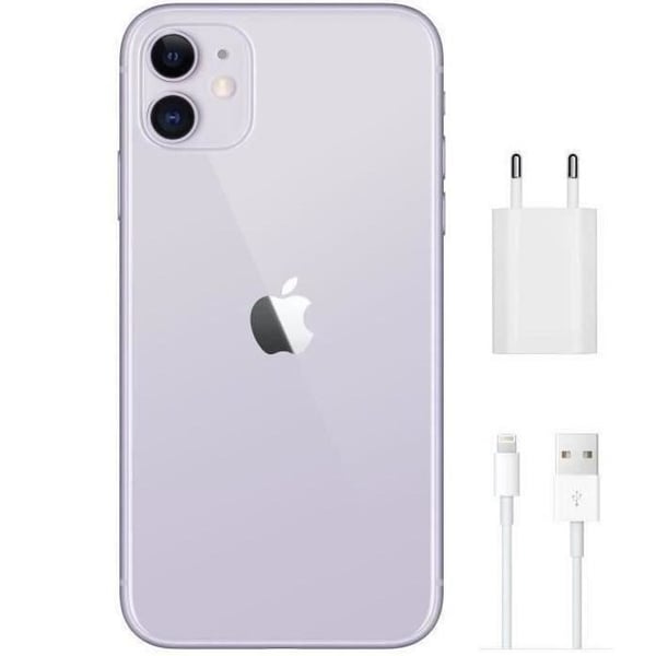 APPLE iPhone 11 64 GB Mauve - Renoverad - Utmärkt skick- REFURBISHED