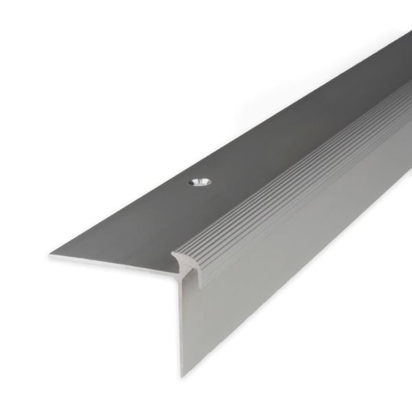 Aluminium anodiserad silver 5 x 30 x 40 x 1000 mm För skruvinstallation 1 styck