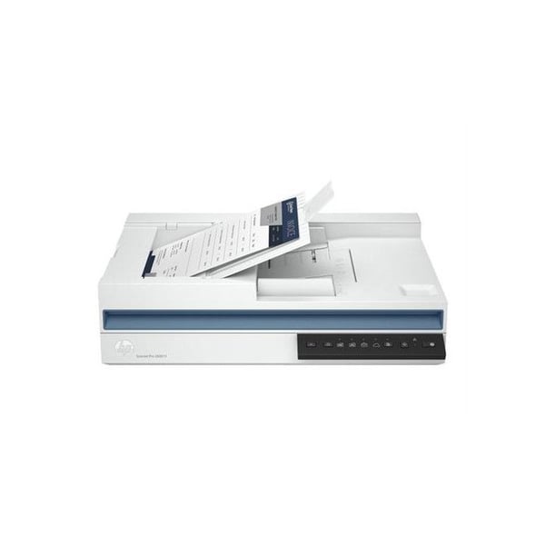 HP Scanjet Pro 2600 f1 Skanner i vitt, svart och blått