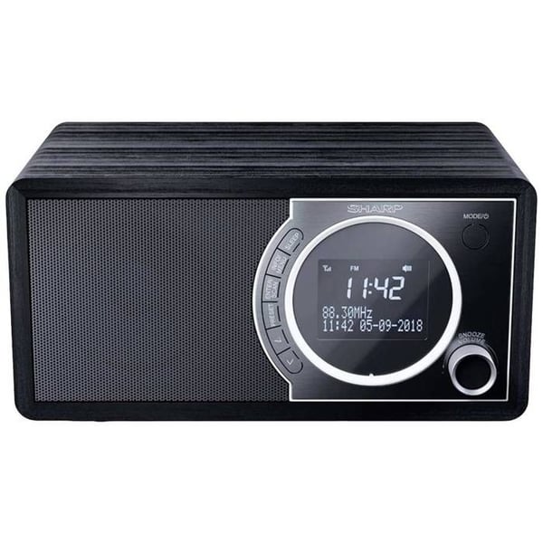 Bärbar digitalradio - SHARP - DR-450(BK) - DAB-DAB+-FM - Bluetooth 4.2 - Sömnlarm