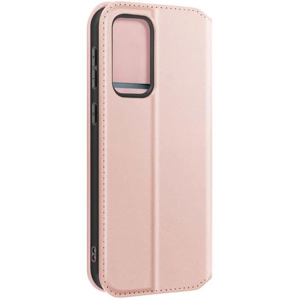 Fodral för Samsung Galaxy A35 5G flipkorthållare och videostöd Rosa Champagne