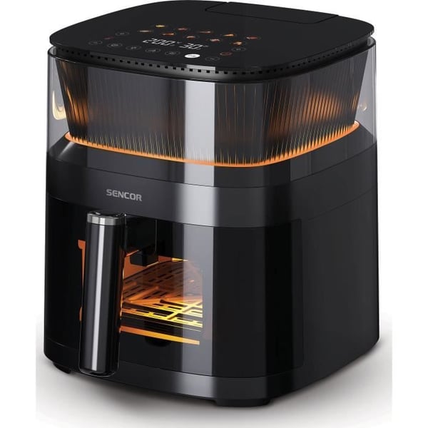 Luftfritös - SENCOR - SFR 5050BK - Kapacitet 5 L - 10 matlagningsprogram - 1500 W - Svart