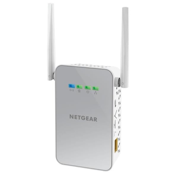 NETGEAR-pakke med 2 Gigabit 1000 Powerline-adaptere + Wifi PLW1000-100PES