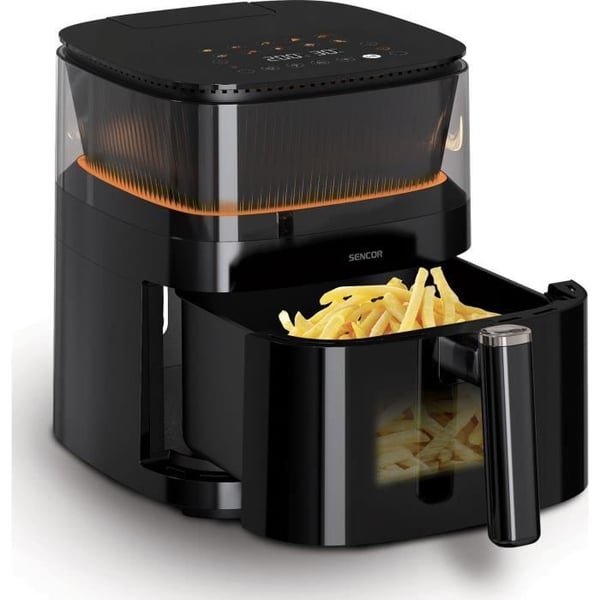 Luftfritös - SENCOR - SFR 5050BK - Kapacitet 5 L - 10 matlagningsprogram - 1500 W - Svart