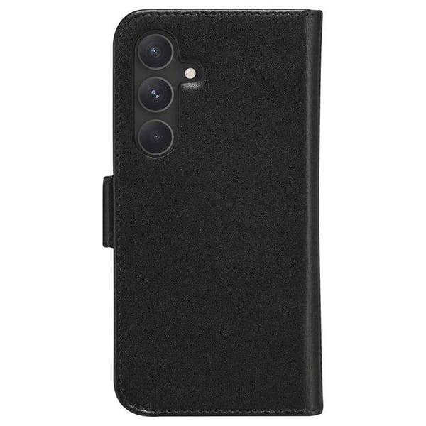 Folio 2 i 1-fodral för Galaxy S24 Modellen Lynge i läder med kortfack DBRAMANTE1928 Svart