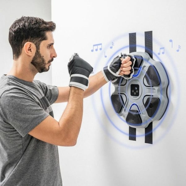 Musiikkiboksikone - INNOVAGOODS - Latauskelpoinen - Bluetooth - Digitaalinen näyttö - 6 Iskupaneelia