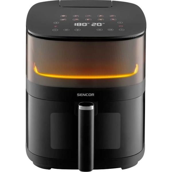 Luftfritös - SENCOR - SFR 5050BK - Kapacitet 5 L - 10 matlagningsprogram - 1500 W - Svart