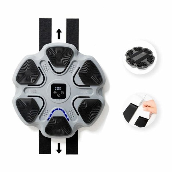 Musiikkiboksikone - INNOVAGOODS - Latauskelpoinen - Bluetooth - Digitaalinen näyttö - 6 Iskupaneelia