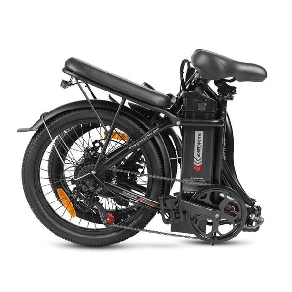 Elcykel Fällbar - SAMEBIKE - CY20 - Motor 350 W - Batteri 36 V 12 Ah - Räckvidd 40 km