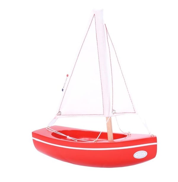 Maison Tirot - Boat Le Sloop röd 21cm - TIROT