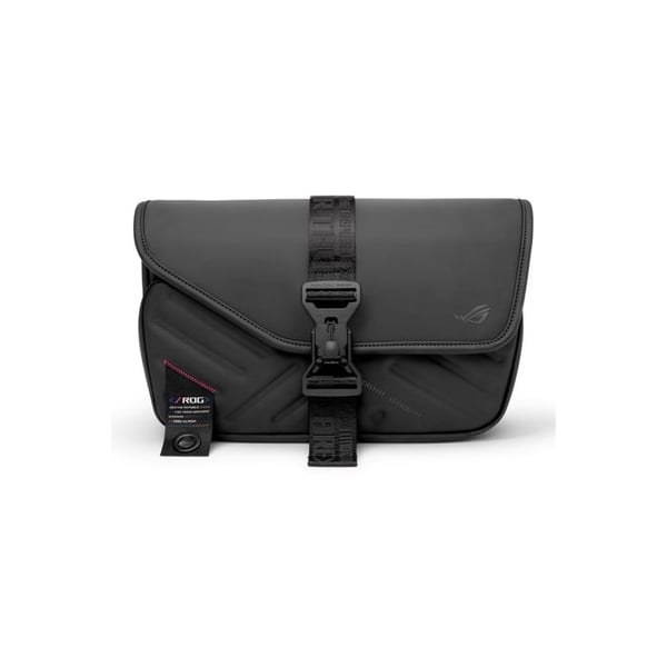 Olkalaukku - ASUS - ROG Slash 4.0 - Yhteensopiva ROG Ally - Pölyn- ja vedenkestävä polyesteri - Fidlock-solki