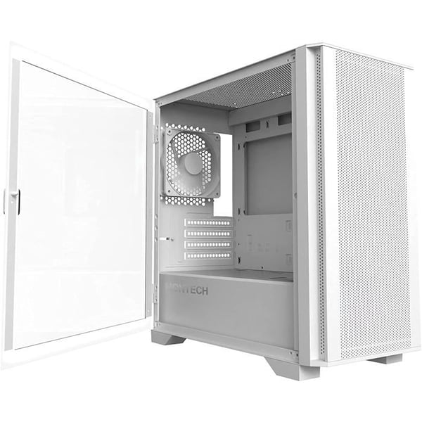 Mikro-ATX Chassi - MONTECH - Air 100 Lite - Minimalistisk design - Tysta fläktar - Glaspanel