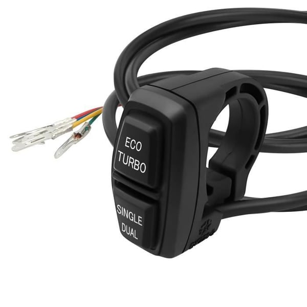 Interrupter Eco / Turbo och Single / Dual för Dualtron Original Minimotors Svart