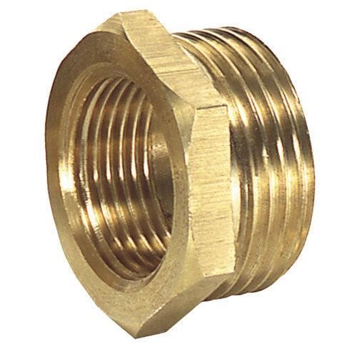 Polerad hexagonal reduktion 1" hane x 3/4" hona