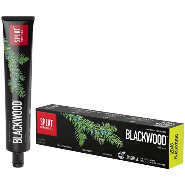 Tandkräm Ljusnande - SPLAT Special Blackwood - 75 ml - Utan Fluor - Fräsch Mint